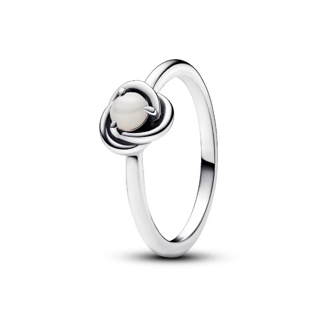 Bague Cercles de l’Éternité Blanche