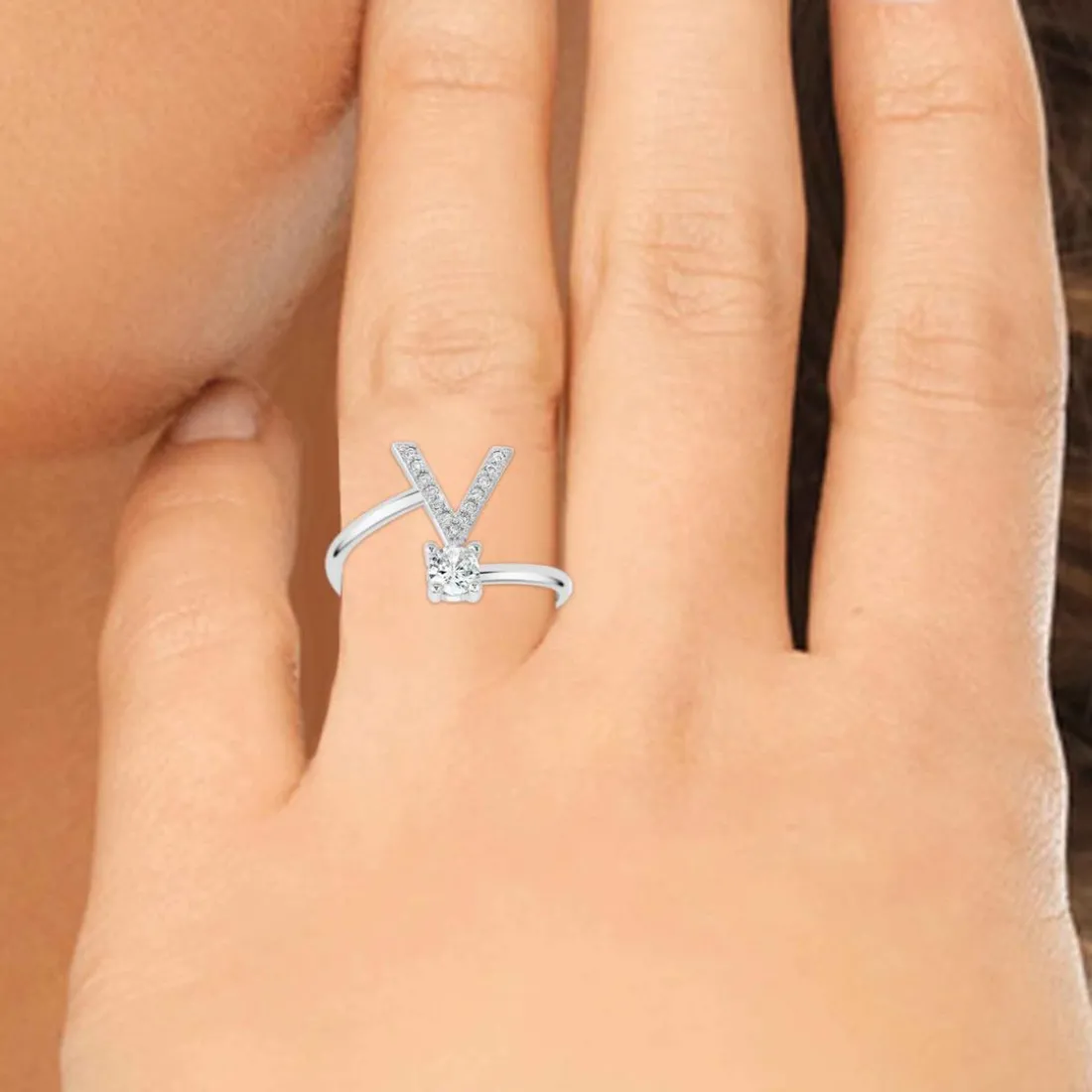 Bague Femme Athème - B2804-V Métal Argent