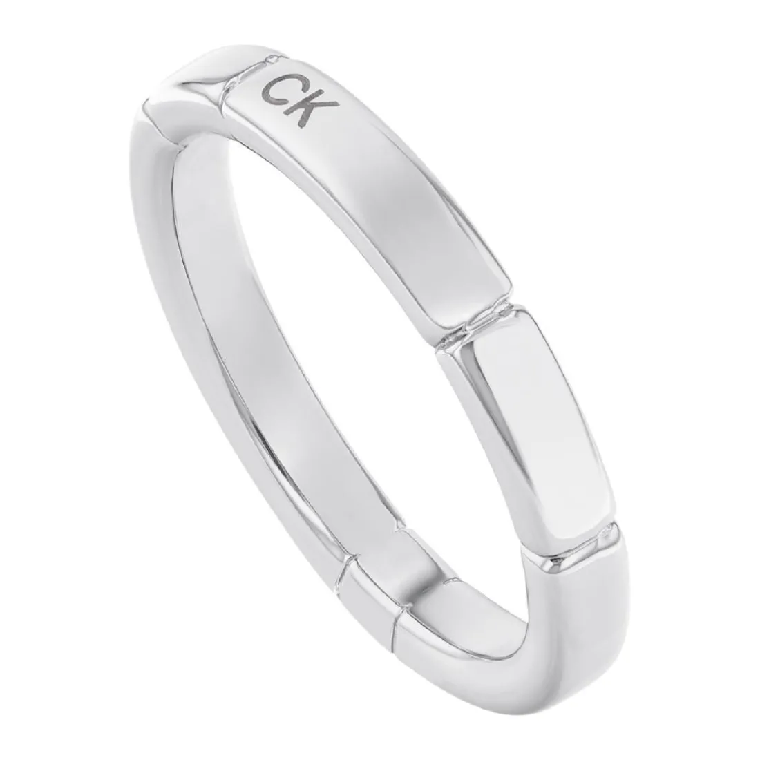 Bague femme Calvin Klein Soft Square - 35000458 Acier Argent, Doré rose