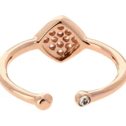 Bague Femme Kosma Ella BRSL0441-ROSEGOLD - Métal Doré Rose & Cristaux