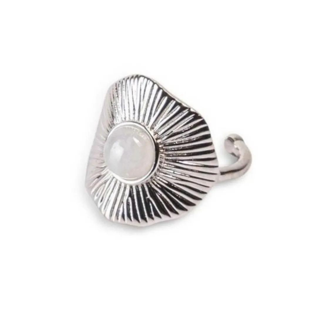 Bague femme Kosma Paris Flora - Argenté Blanc