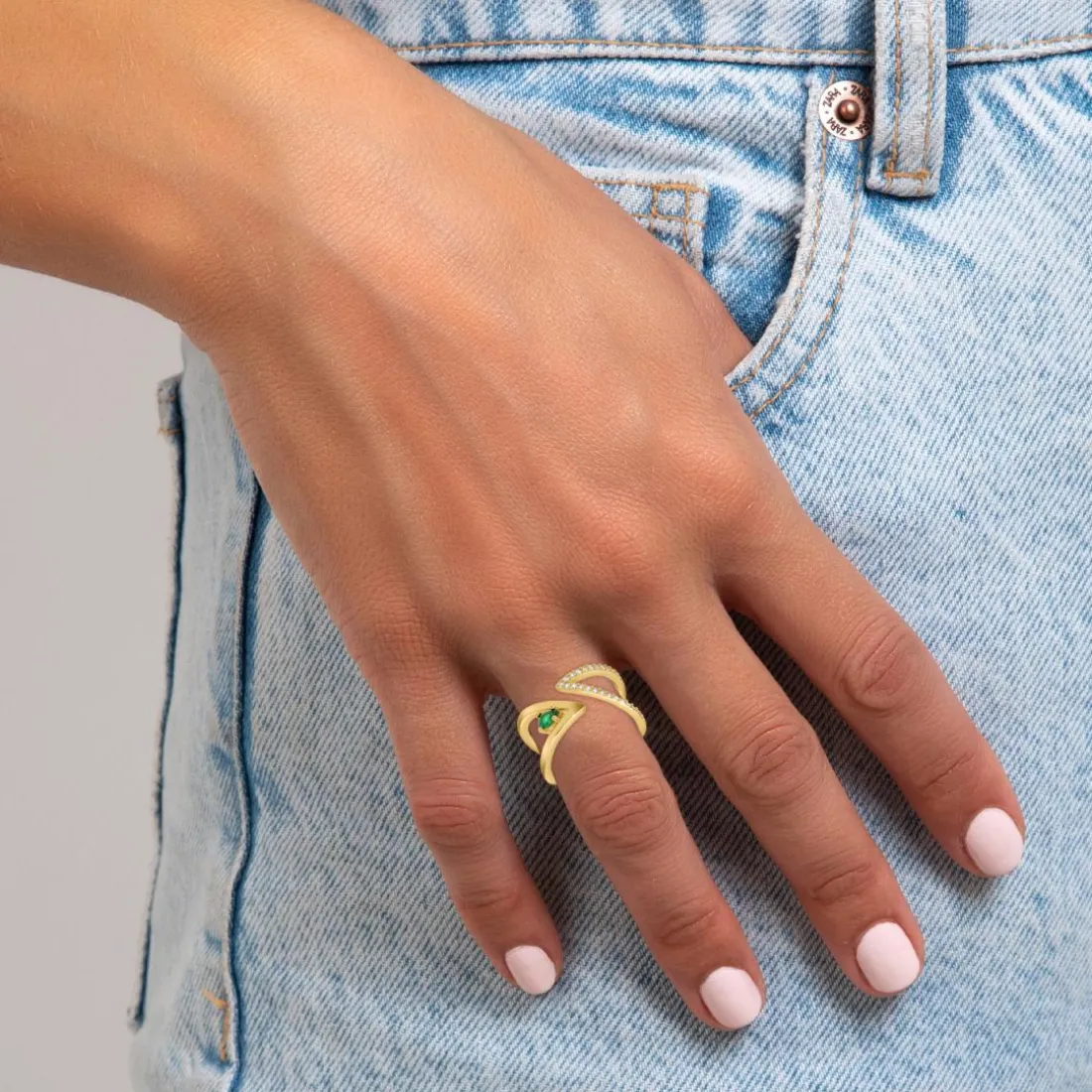 Bague Femme So Charm - B4117-DORE - Bague Femme Dorée