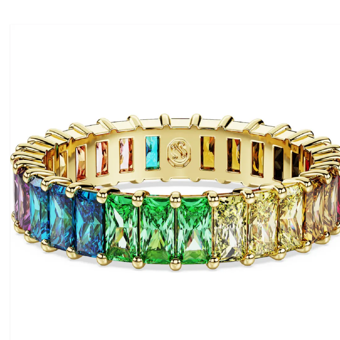 Bague femme Swarovski Capsule Pride - 568663 multicolore,doré