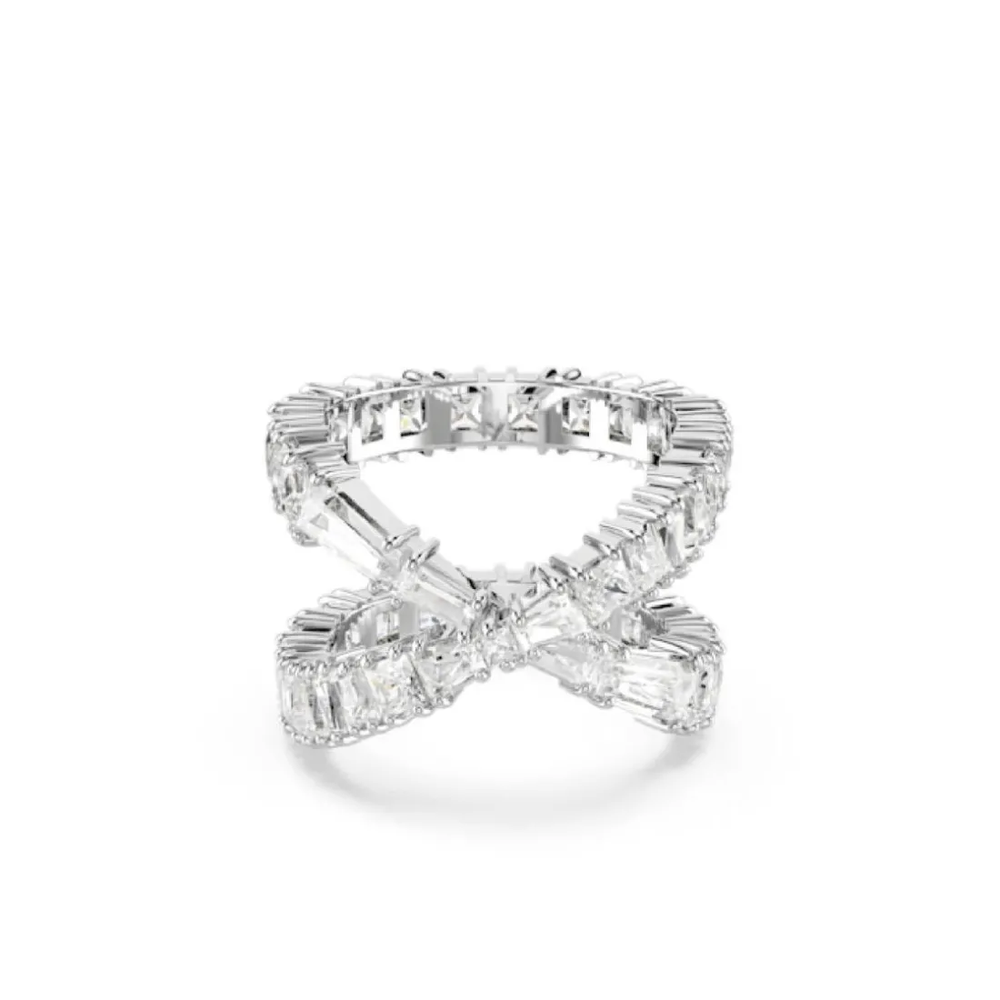 bague femme Swarovski Hyperbola - 5677631 blanc,argent