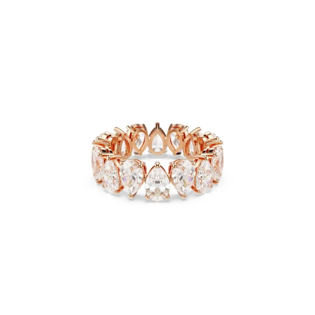 Bague Femme Swarovski Matrix - 569009 Plaqué Or Rose Argent