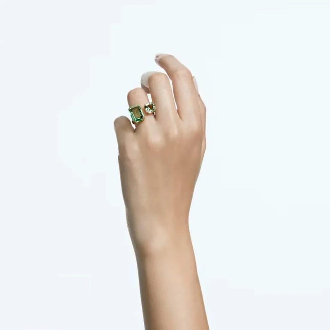 Bague Femme Swarovski - 5619628 Métal doré Vert