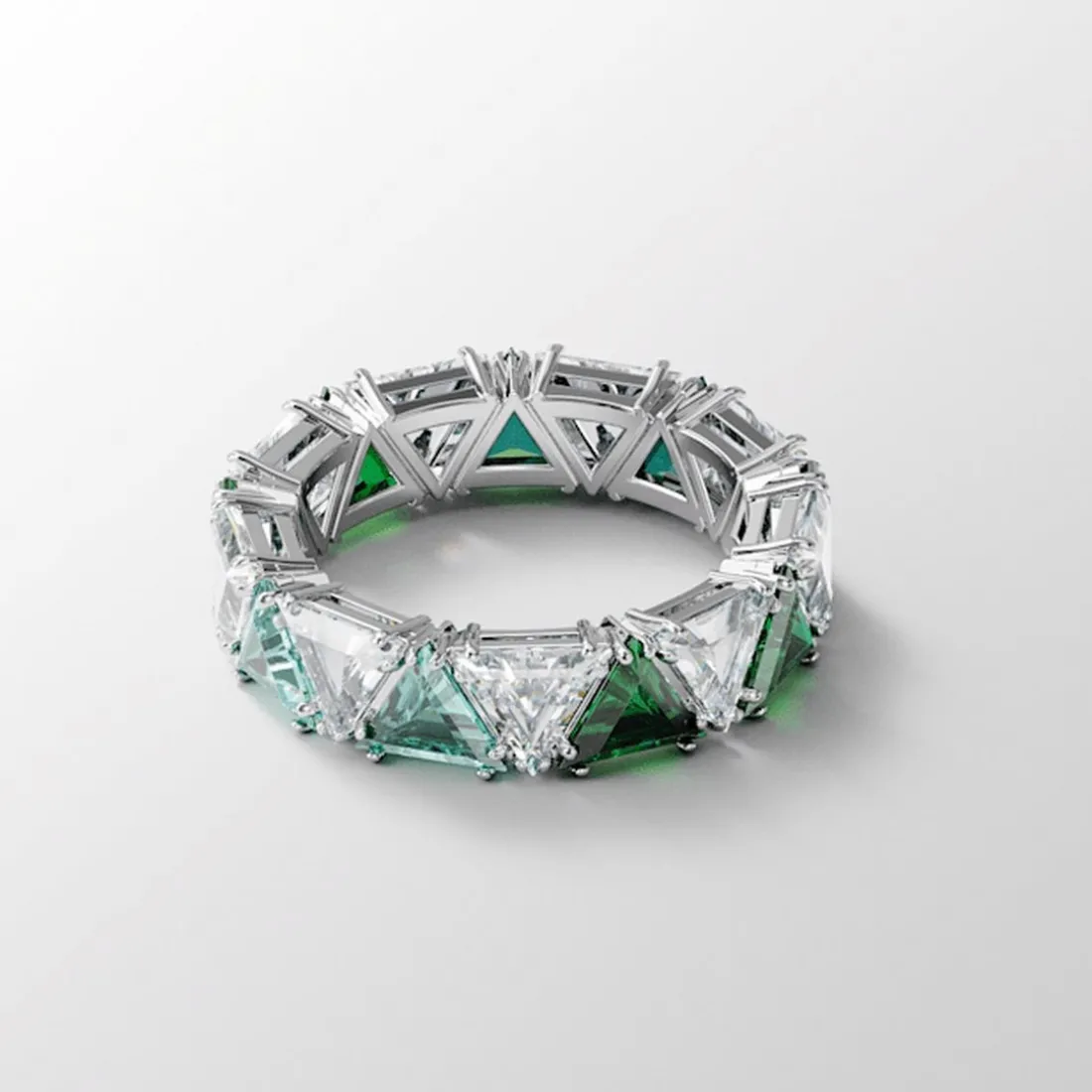 Bague Femme Swarovski - 5610734 Métal rhodié Vert