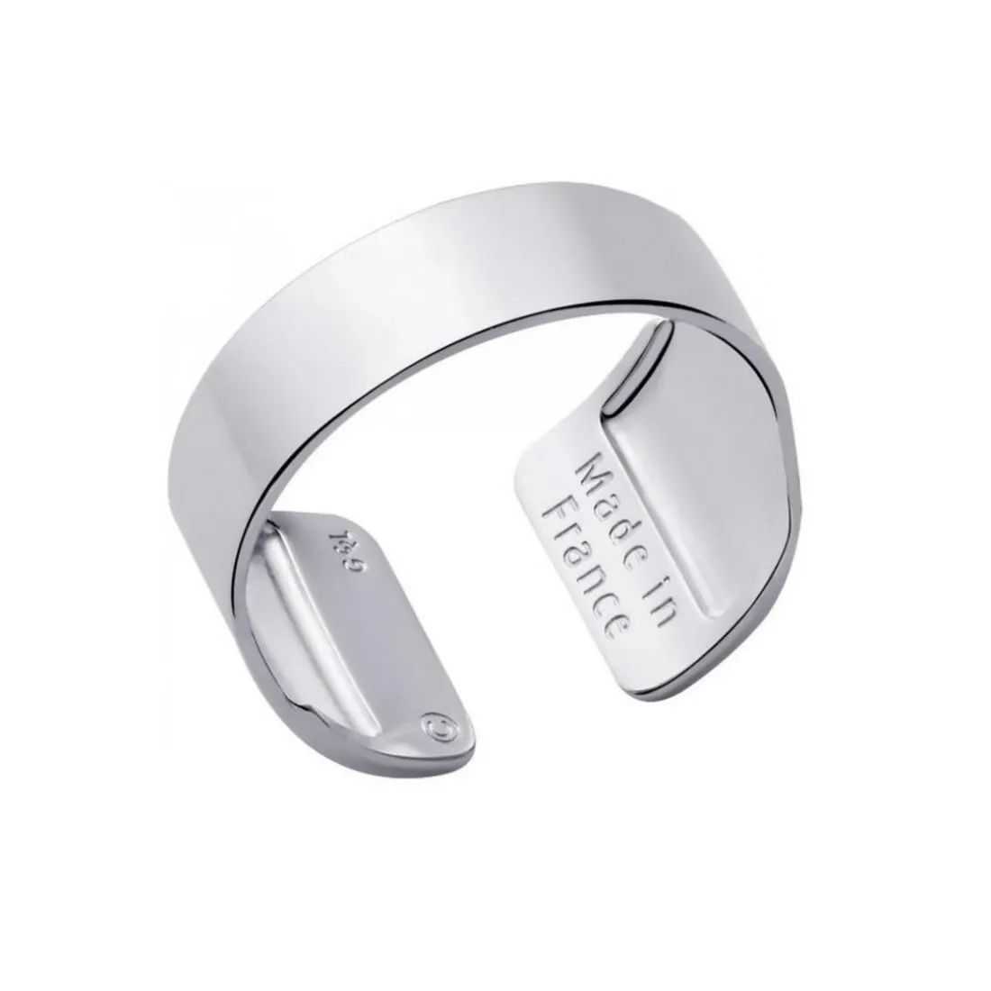 Bague Les Georgettes Les Essentielles 703261116000 - Bague Acier Largeur 12 mm Argent Femme
