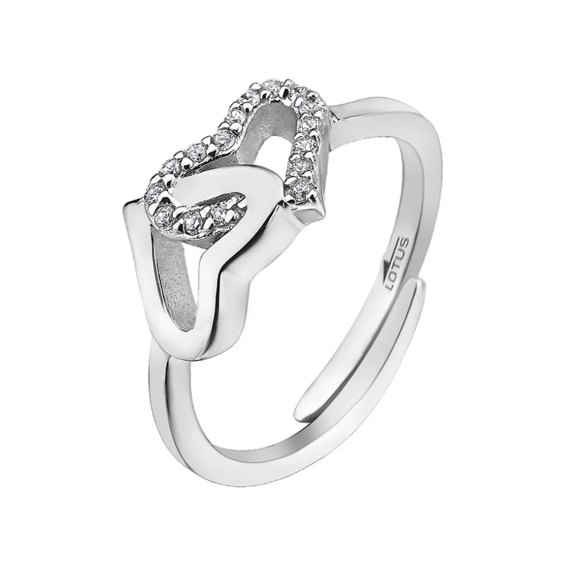 Bague Lotus Silver MOMENTS LP1594-3-1 - Bague MOMENTS Argent Coeur Femme