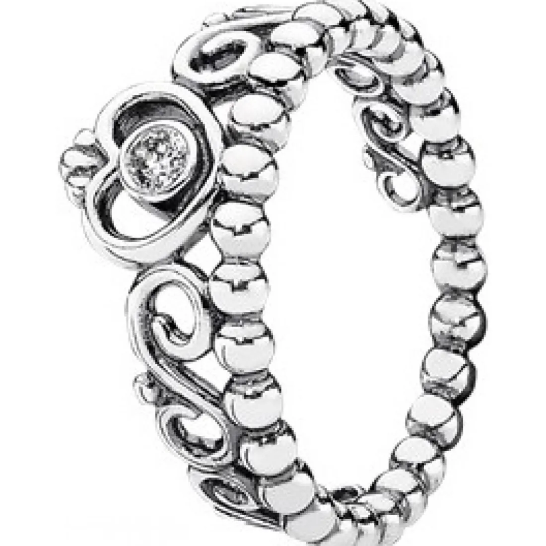 Bague Pandora 190880Cz - Bague Diadème De Princesse Femme