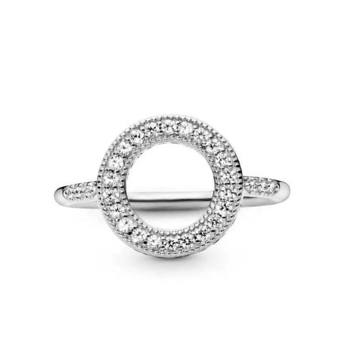 Bague Pandora Signature Halo Scintillant