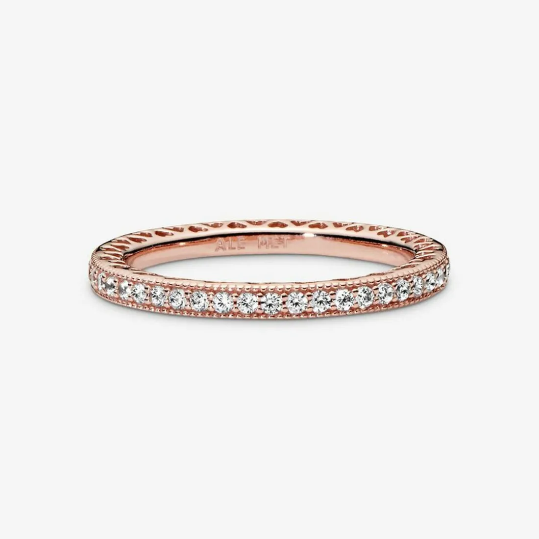 Bague Pandora Signature Scintillement & Cœurs