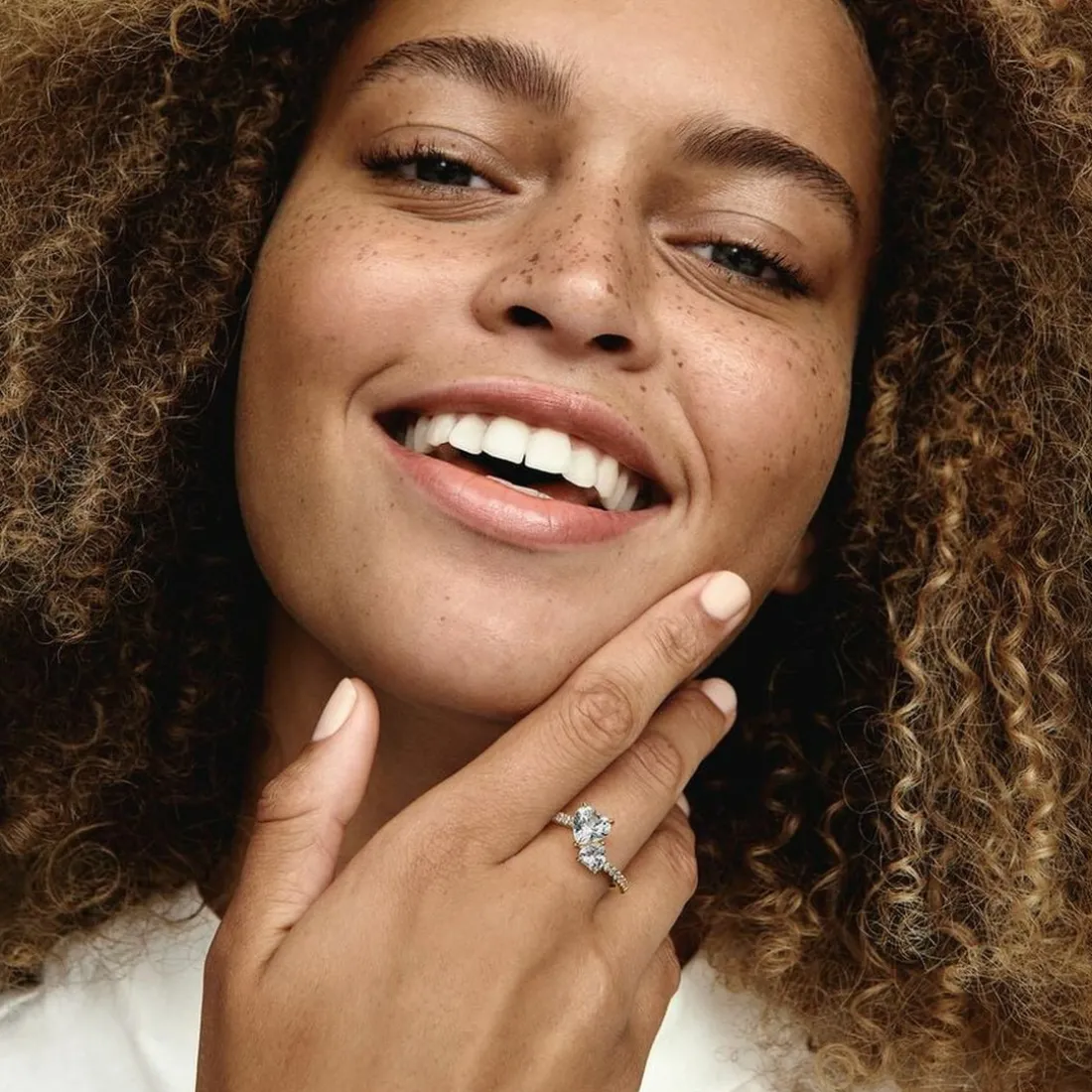 Bague Pandora Timeless - Double Cœur Scintillant