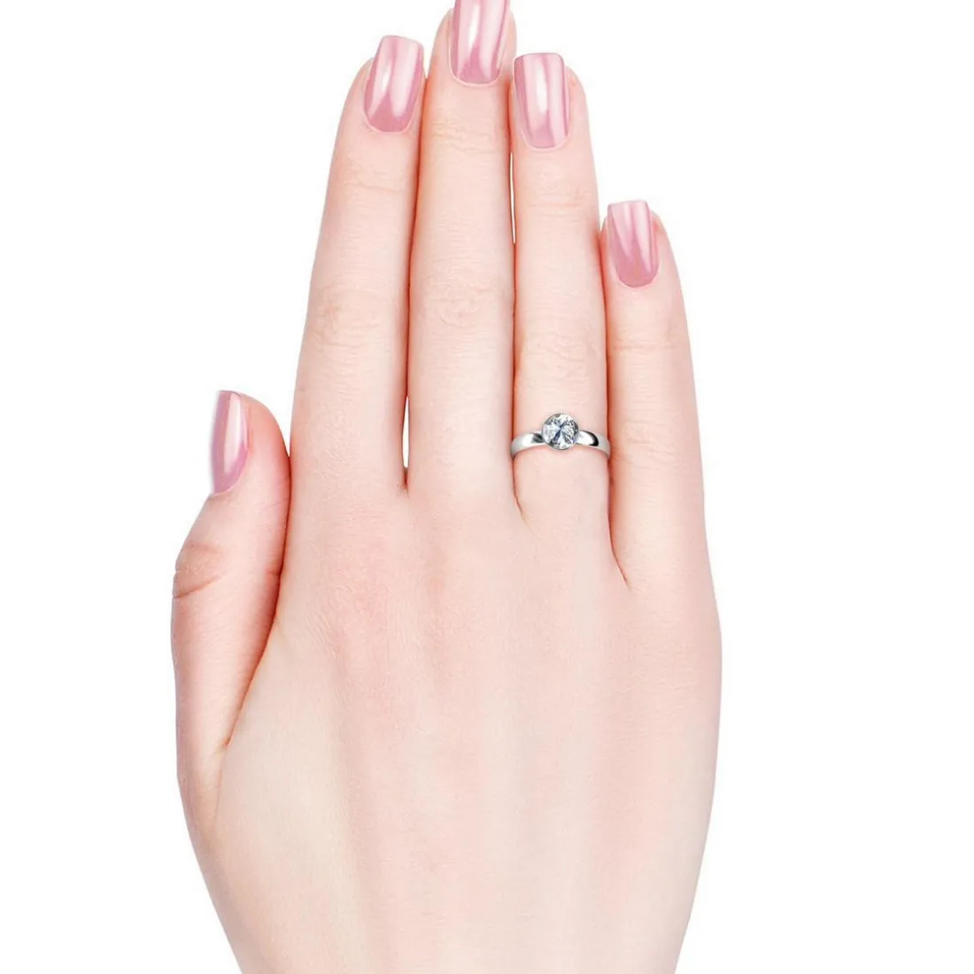 Bague Réglable Acacia Argentée