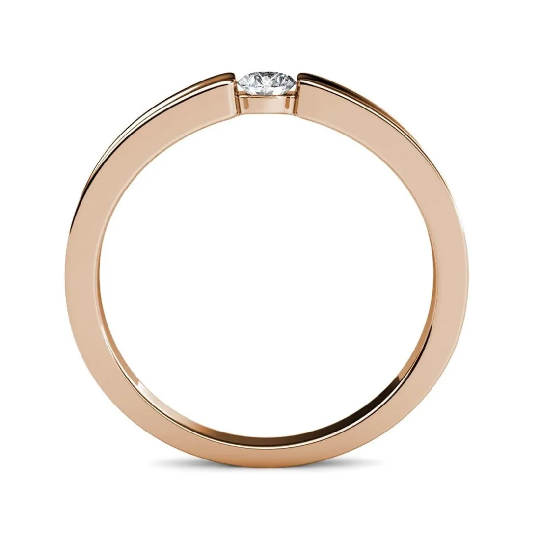 Bague Simplicity Or Rose