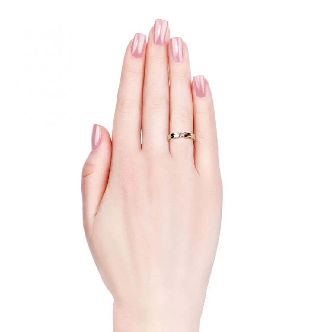Bague Simplicity Or Rose