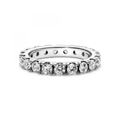 Bague Éternité cristaux blanc Pandora Timeless