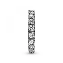 Bague Éternité cristaux blanc Pandora Timeless