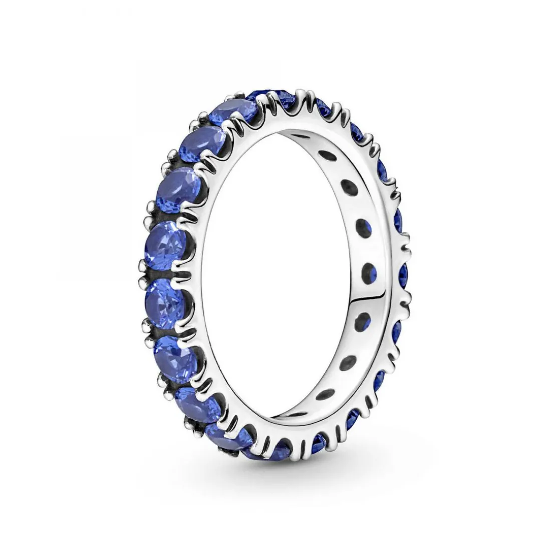 Bague Éternité cristaux bleu Pandora Timeless