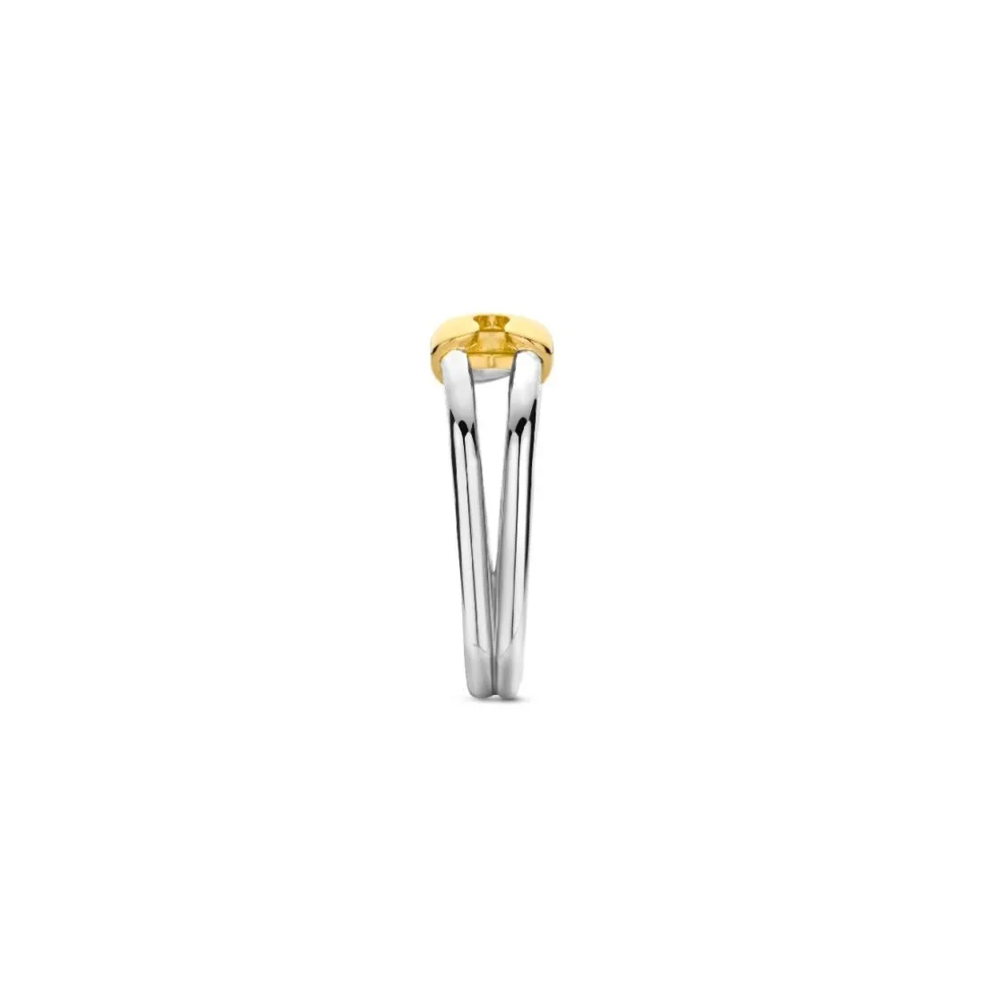 Bague Ti Sento - 12333SY Argent Rhodié Forme Épingle Bicolore