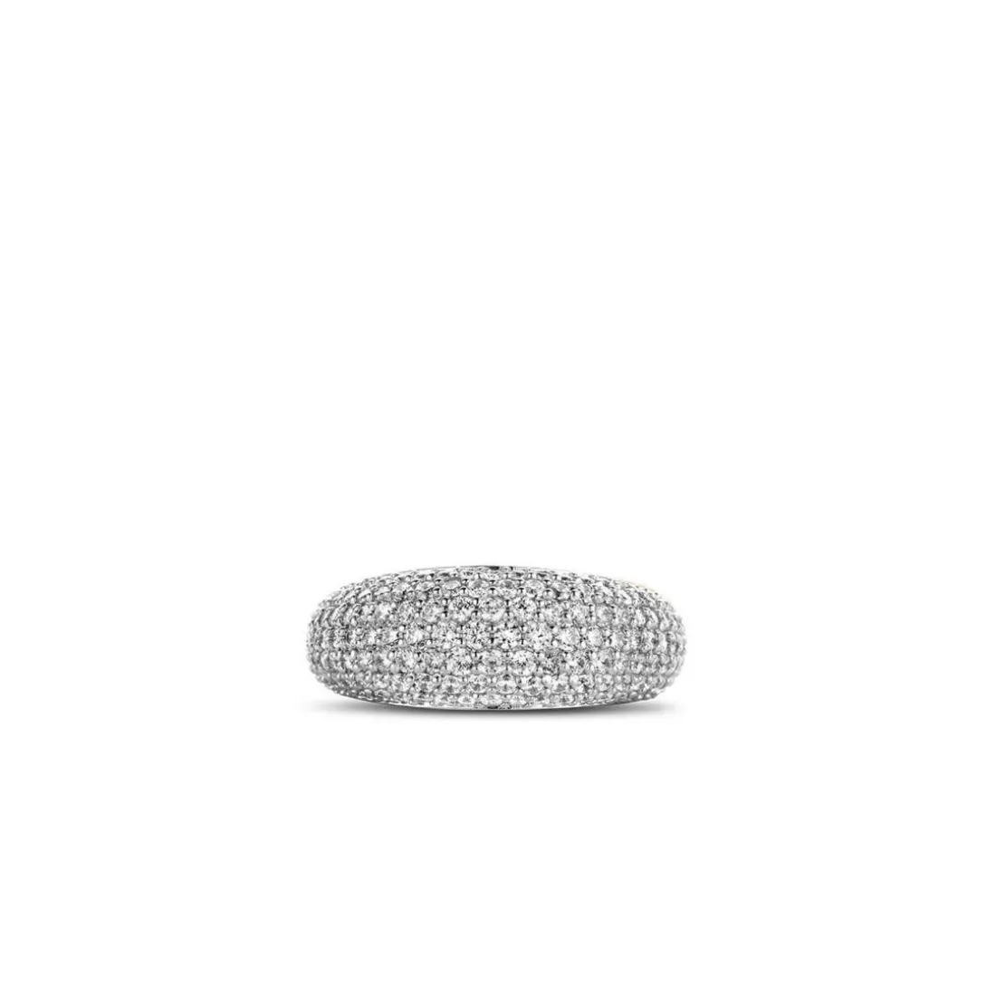 Bague Ti Sento 12172ZI - argent pavé petit modèle Femme