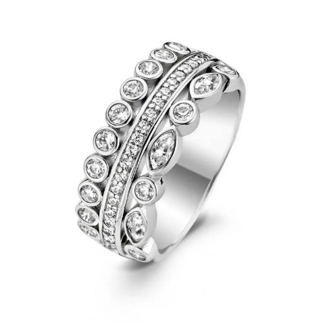 Bague Ti Sento 1984ZI - Bague Argent Zirconium Femme