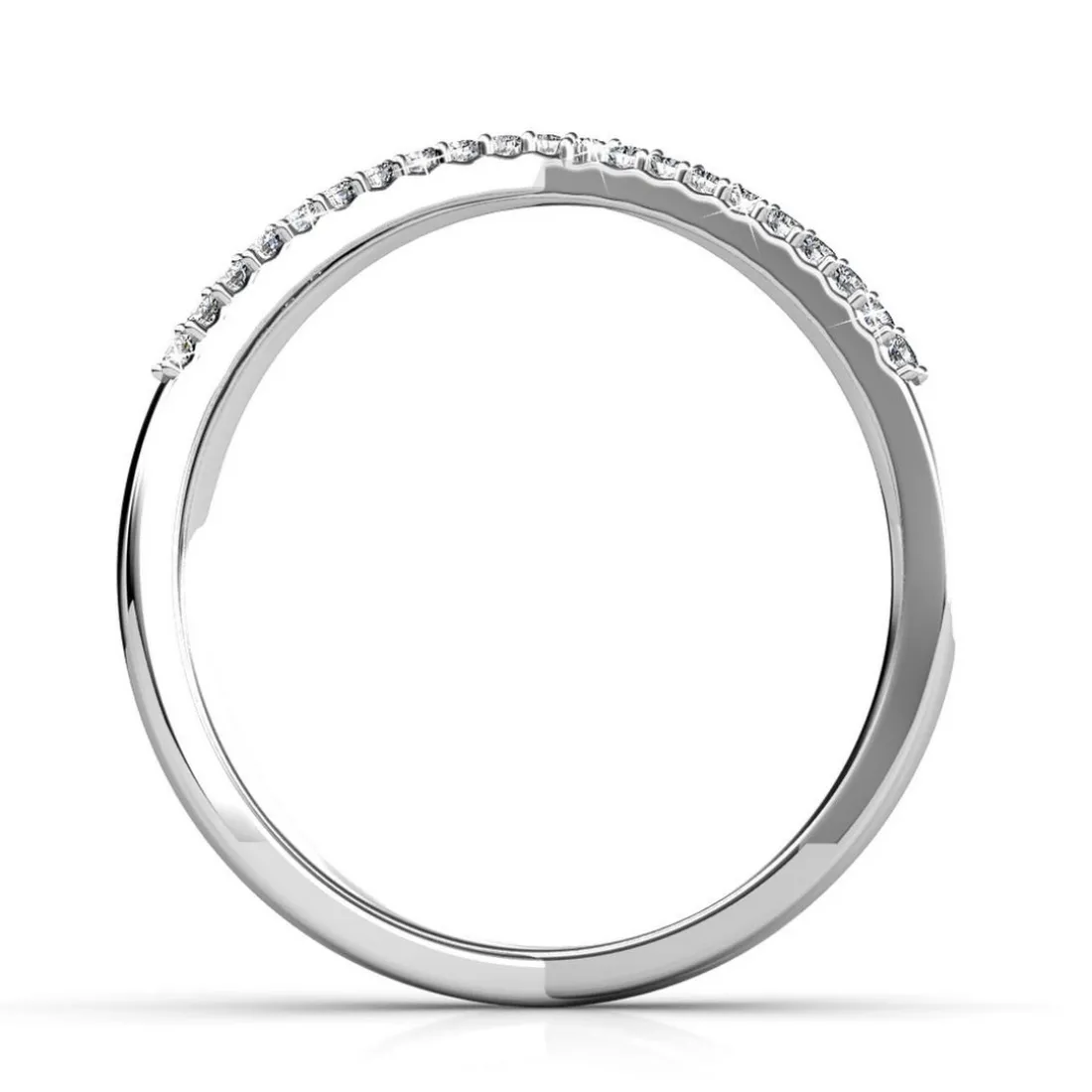 Bague X Argentée