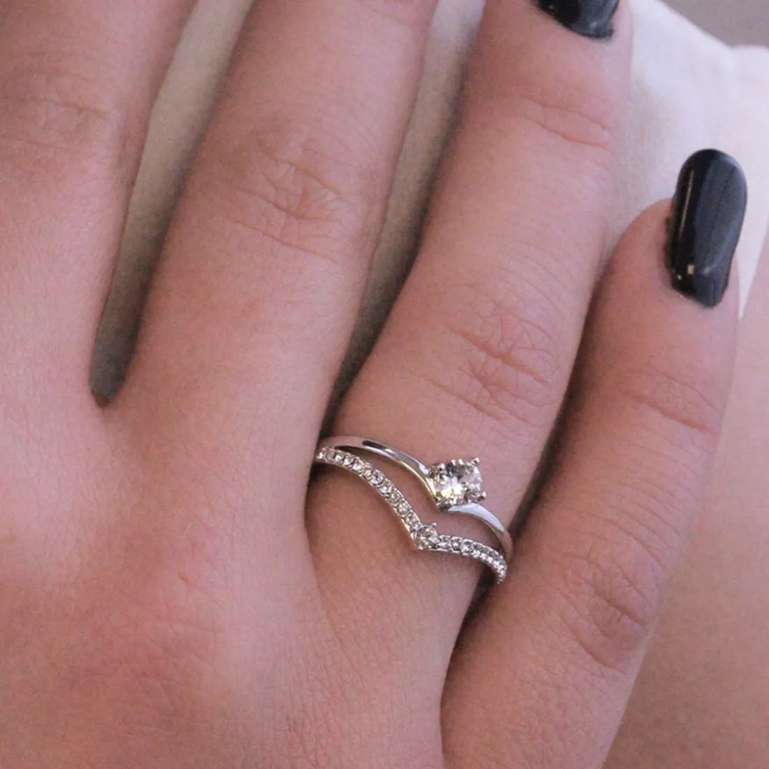 Bague Zinnia Argentée
