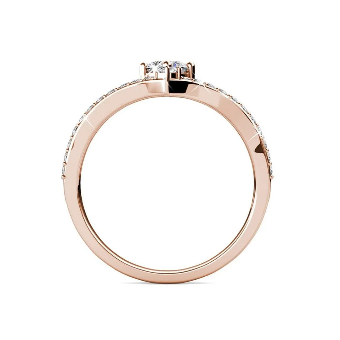 Bague Zinnia Or Rose