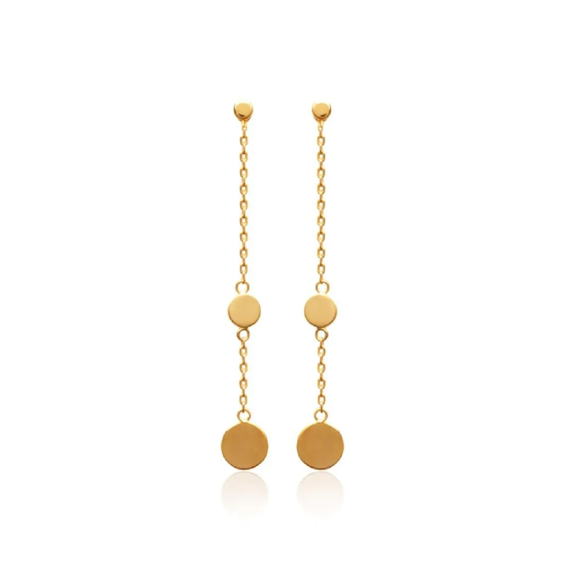 Boucle d'oreilles Pendantes femme plaqué or - Y54UW00