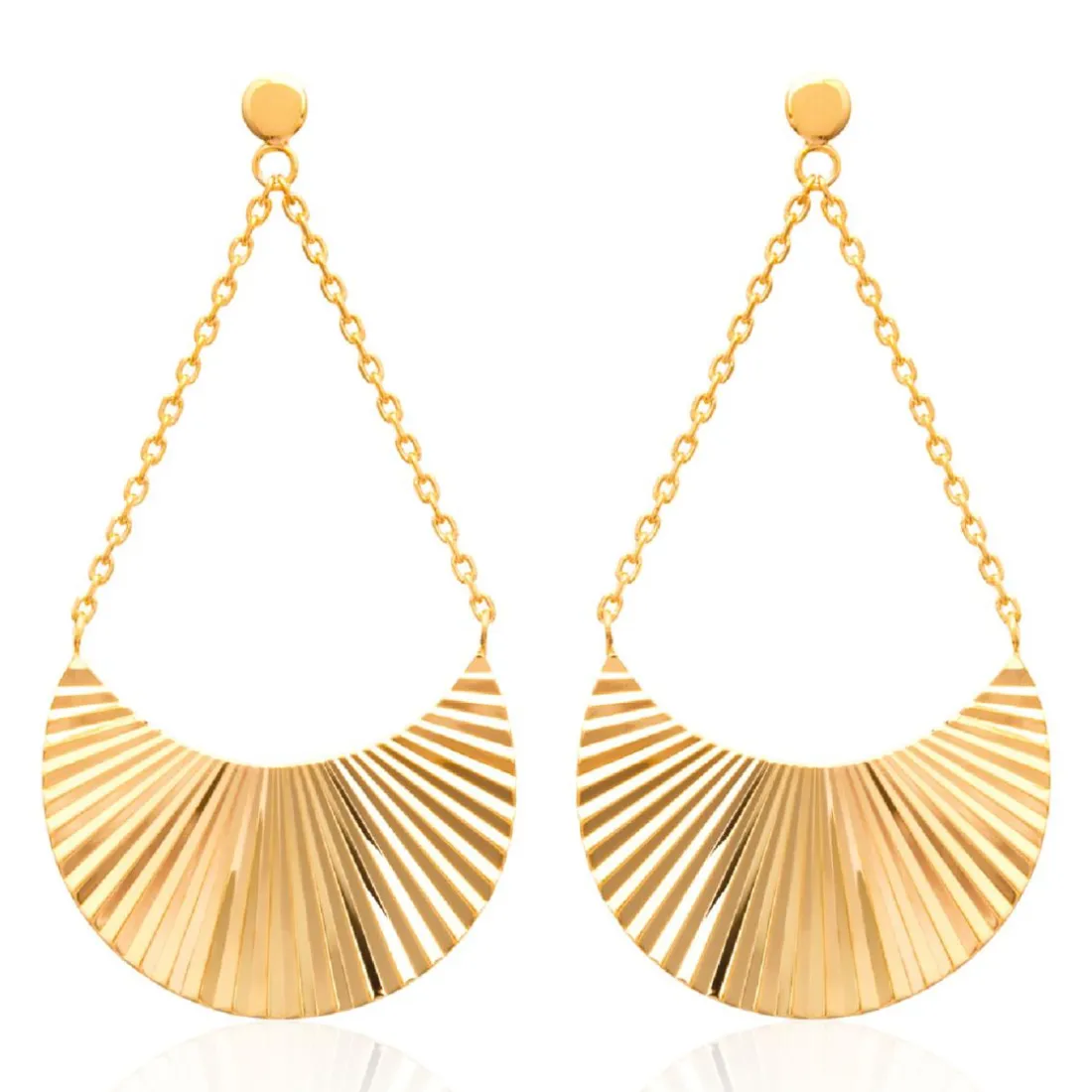 Boucle d'oreilles Pendantes femme plaqué or - Y54VV00