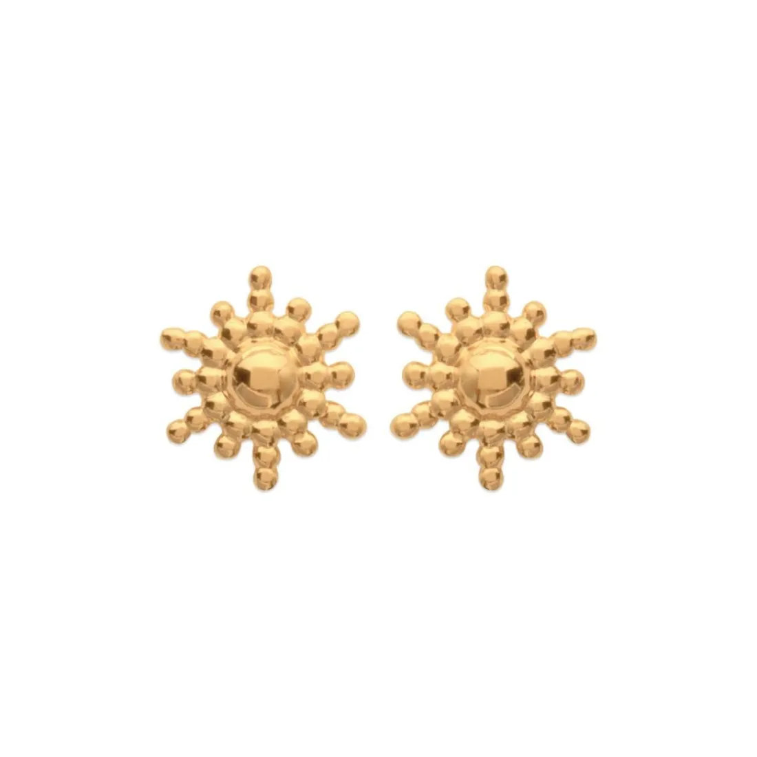 Boucles d'oreille femme plaqué or - Y556300
