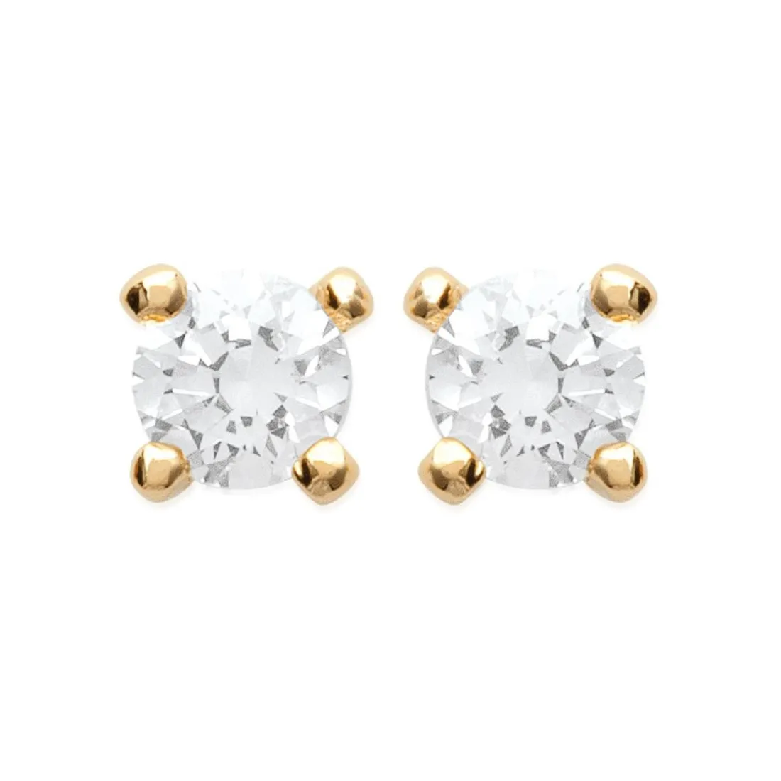 Boucles d'oreille femme plaqué or - Y5055Z03