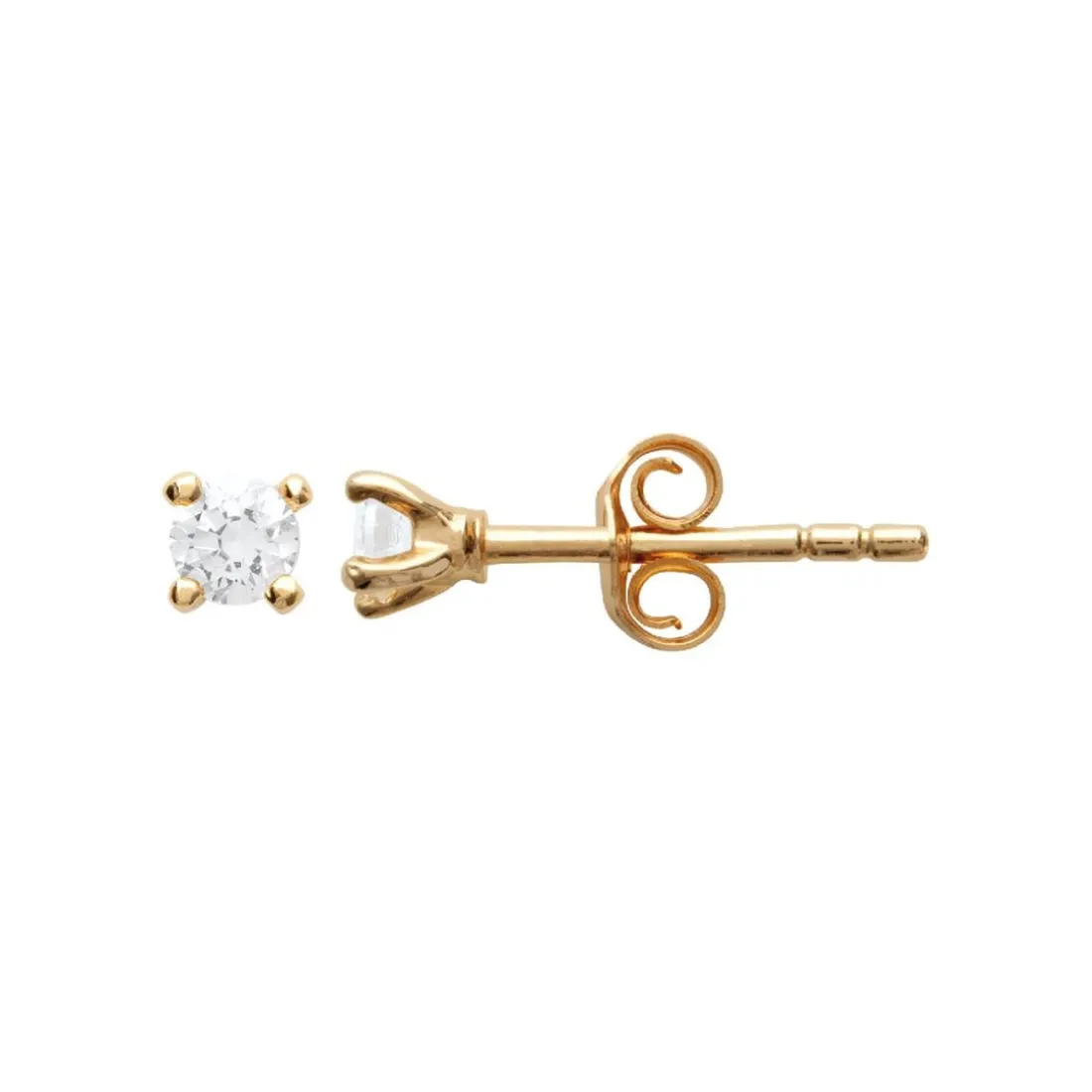 Boucles d'oreille femme plaqué or - Y5055Z03
