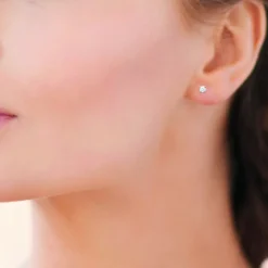 Boucles d'oreille femme plaqué or - Y5055Z03