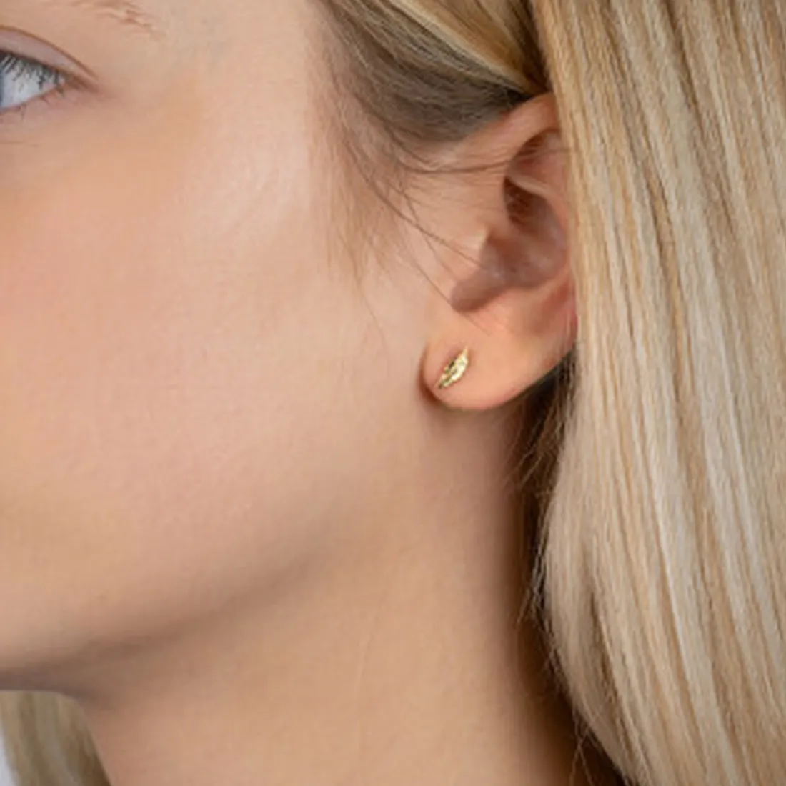 Boucles d'oreille femme plaqué or - Y530300