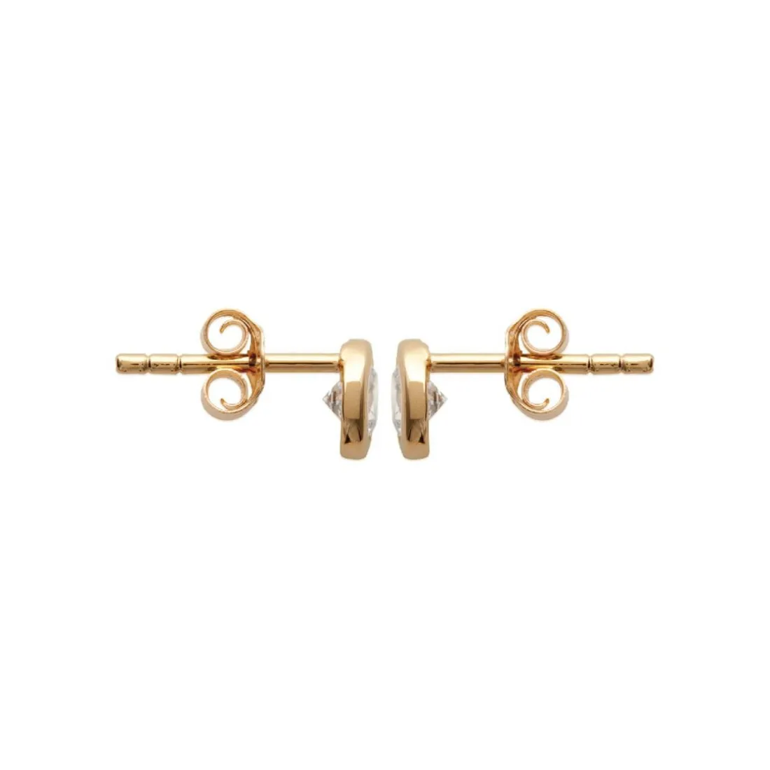Boucles d'oreille femme plaqué or - Y5ZZ5Z04