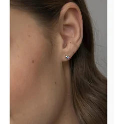 Boucles d'oreilles A59176 Les Interchangeables - Boucles d'oreilles Coeur Blanc
