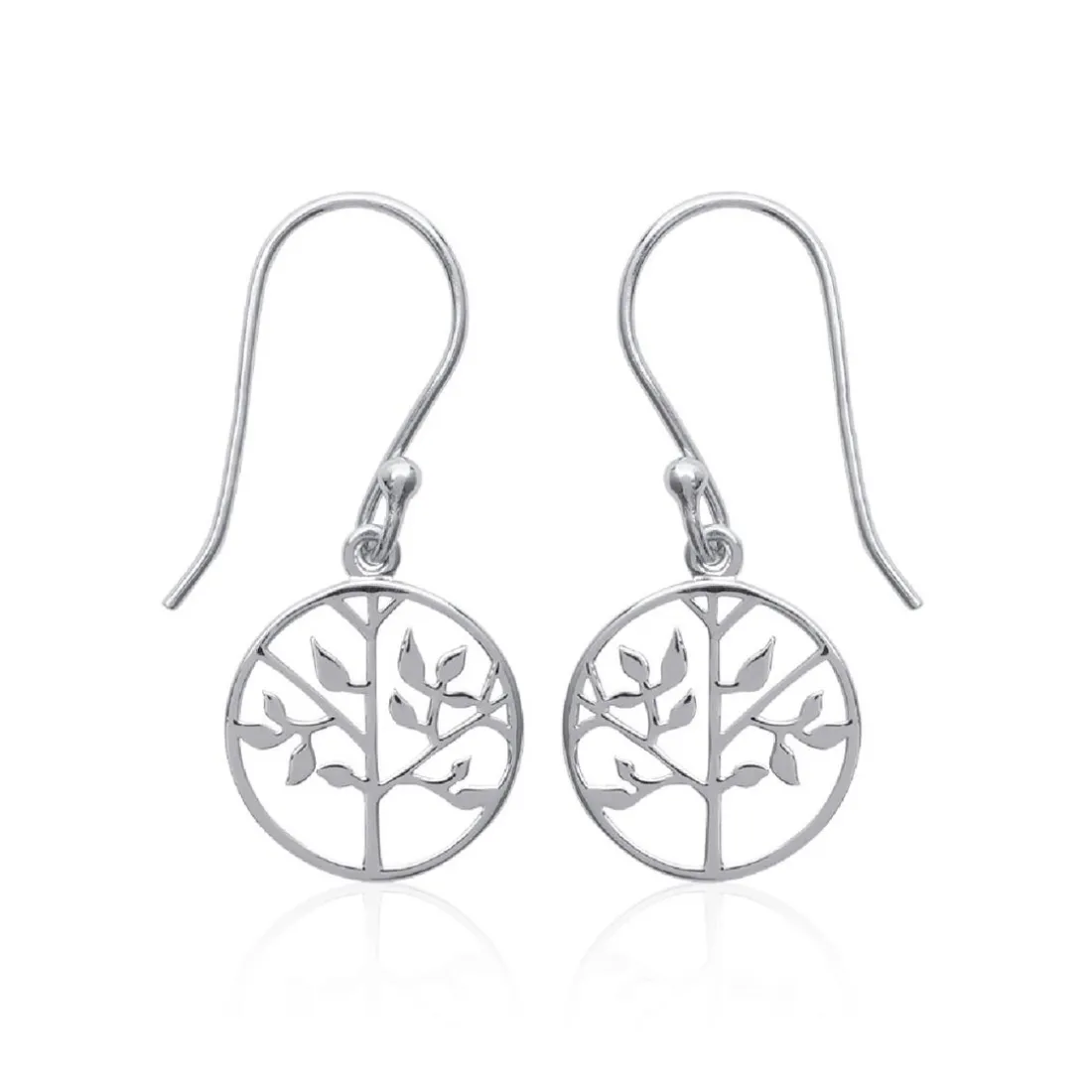 Boucles d'oreilles Arbre de vie Pendantes Argent Maison de la Bijouterie W4U0U00