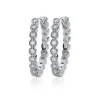 Boucles d'oreilles créoles argent fantaisie 19mm Maison de la Bijouterie Z6Z33Z0