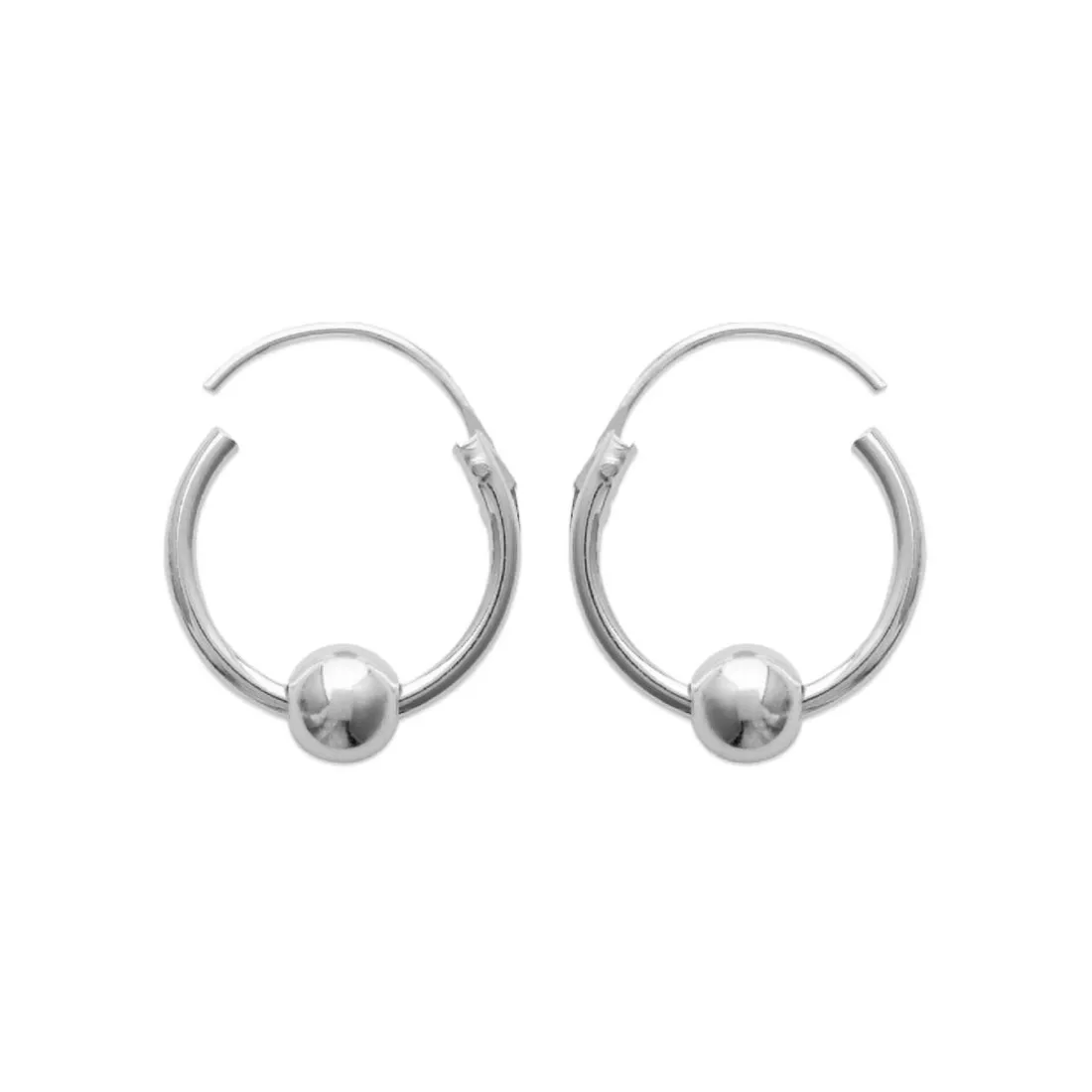 Boucles d'oreilles créoles argent 12mm Maison de la Bijouterie Z3534WZY