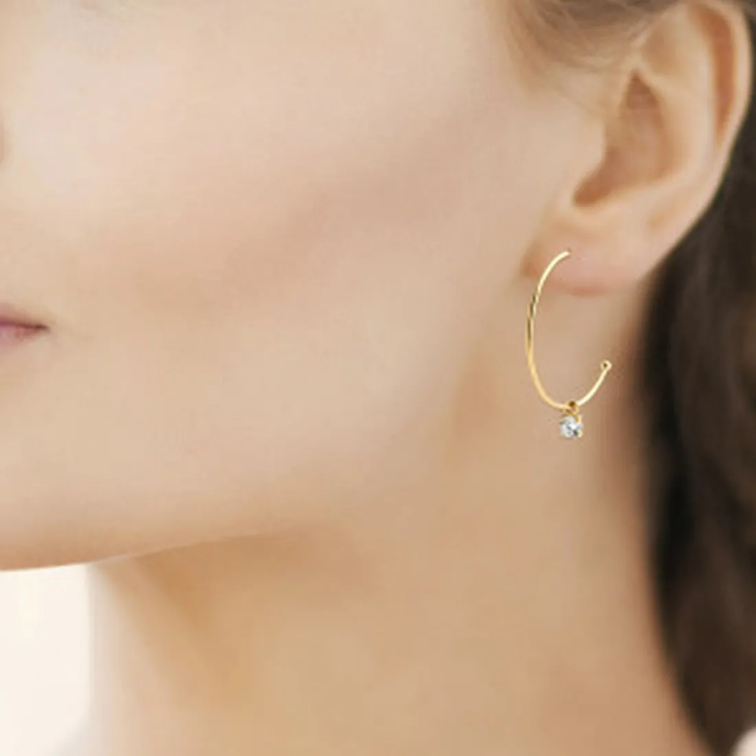 Boucles d'oreilles créoles pampilles 30mm plaqué or Maison de la Bijouterie Y6Y66Z0
