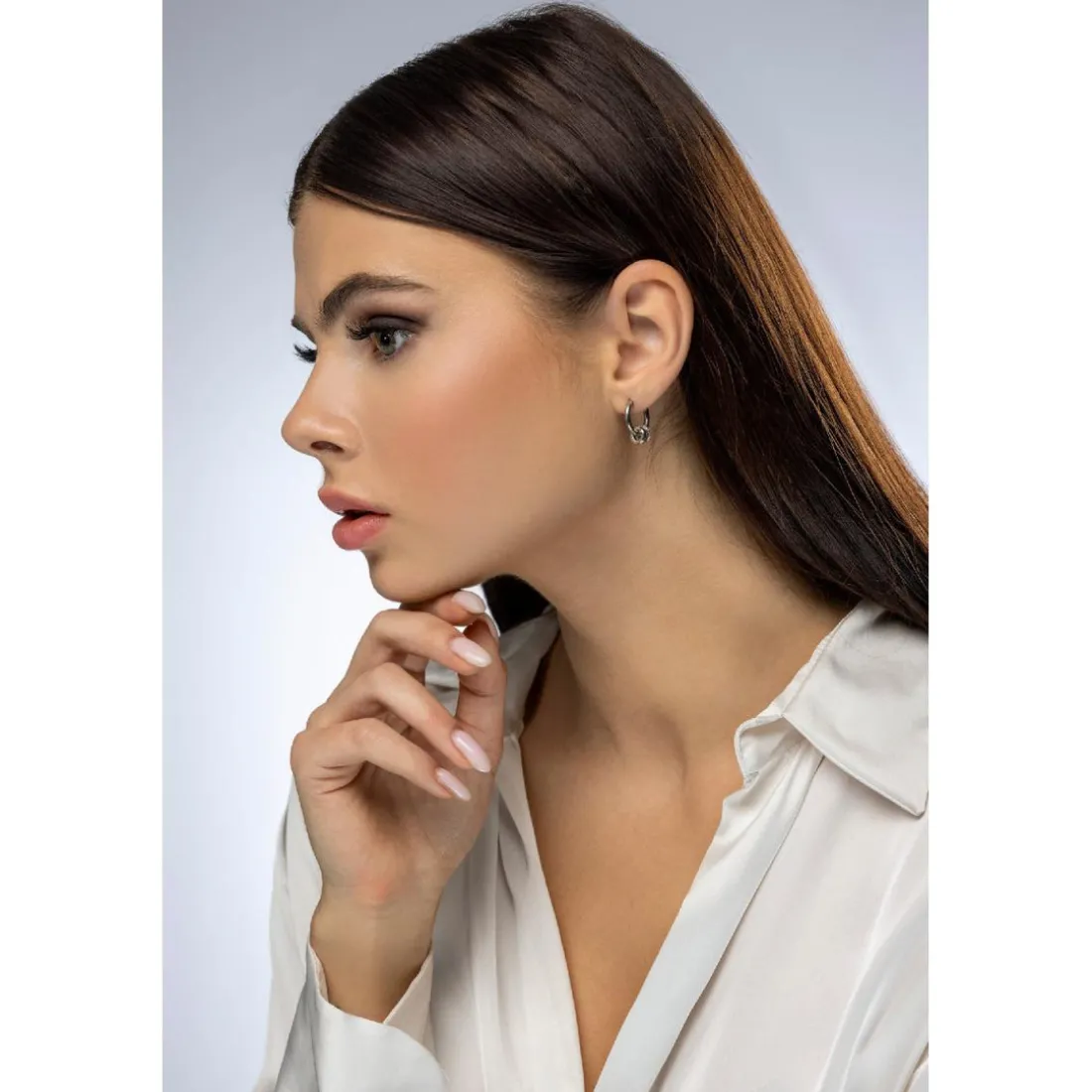 Boucles d'oreilles Emily Westwood EWE23123S - Acier Argenté