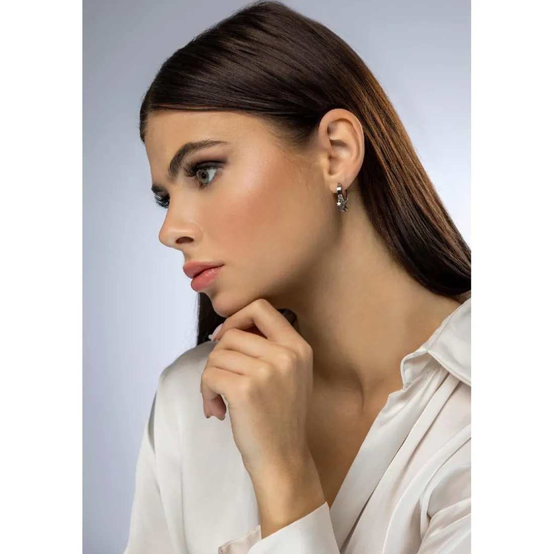 Boucles d'oreilles Emily Westwood EWE23122S - Acier Argenté
