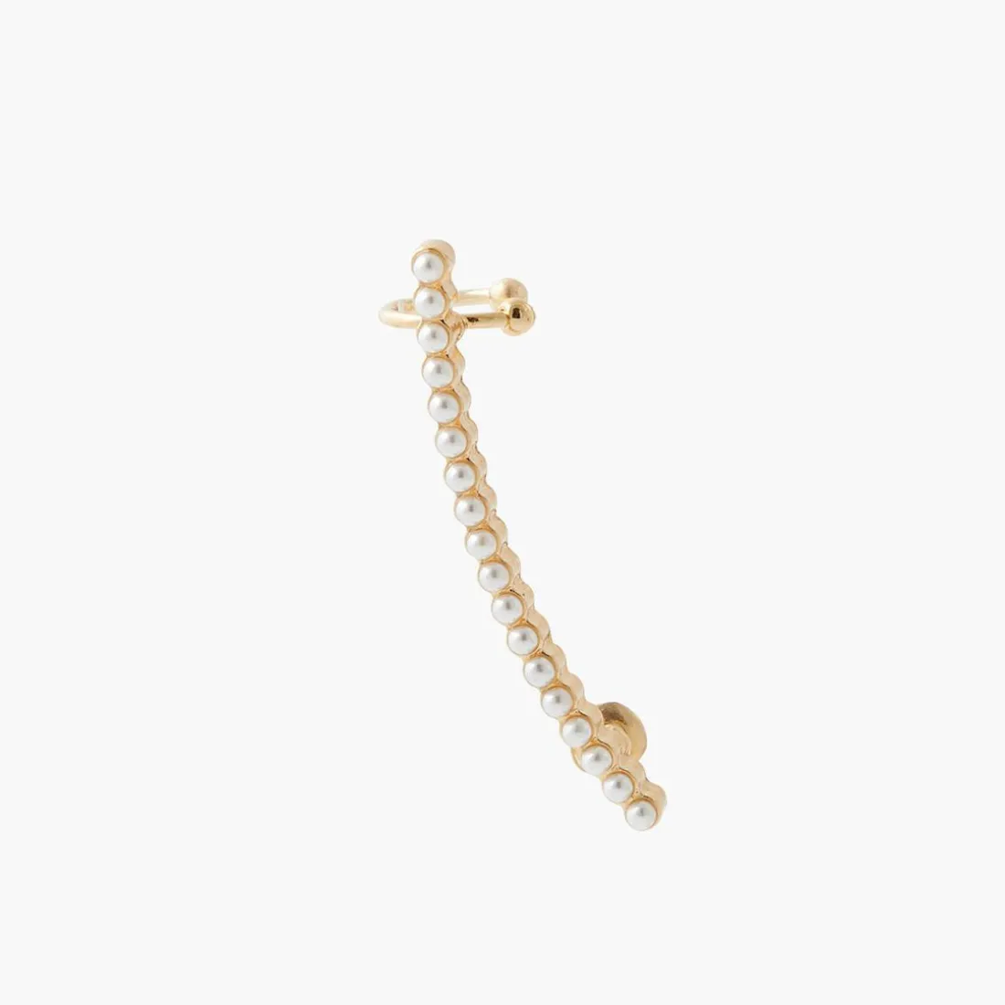 Boucles d'Oreilles Femme Balaboosté Bijoux D' Oreille Avec Perles - 3502456531420 Métal Doré