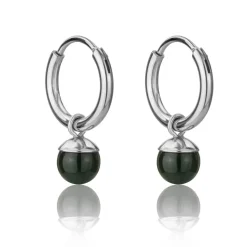 Boucles d’oreilles Femme Emily Westwood Bijoux - WE1201S Acier Argent Noir