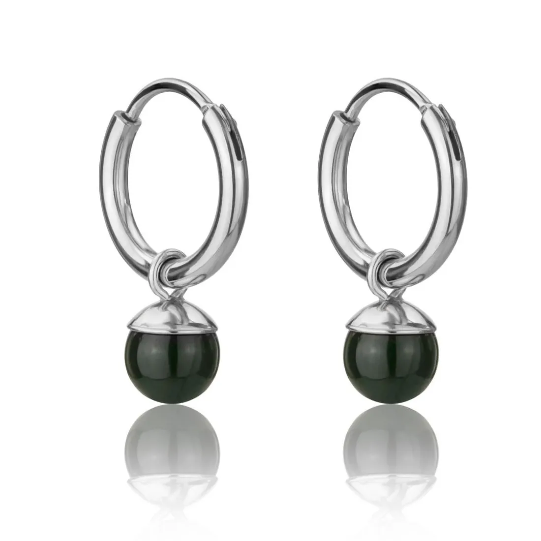 Boucles d’oreilles Femme Emily Westwood Bijoux - WE1201S Acier Argent Noir