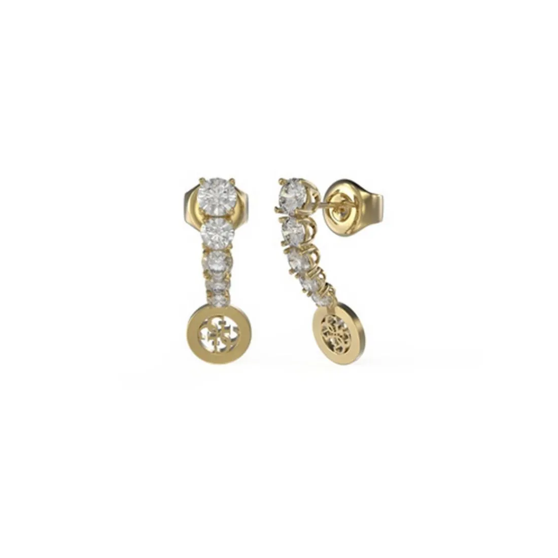 Boucles d'oreilles Femme Guess Bijoux - JUBE02152JWYG STUDS PARTY Acier Doré