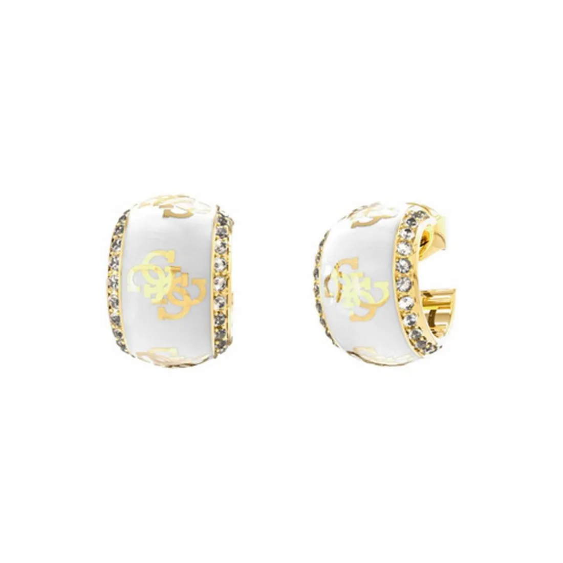 Boucles d'oreilles Femme Guess Bijoux - JUBE02280JWYGWH 4G LOOP Acier Doré