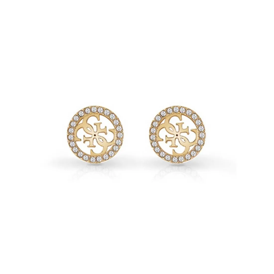 Boucles d'oreilles Femme Guess Bijoux - JUBE02161JWYG STUDS PARTY Acier Doré